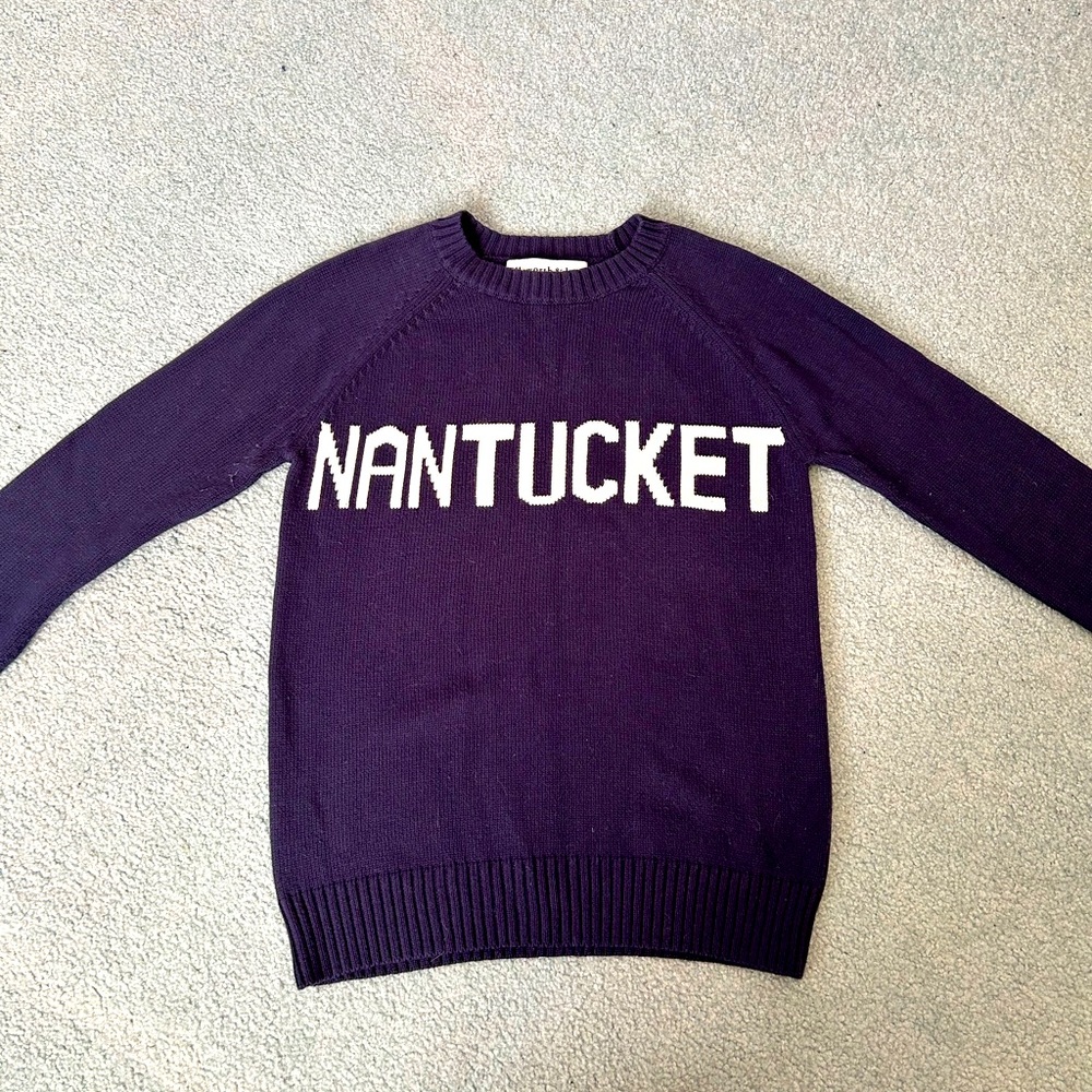 Ellsworth’s & Ivey Navy ‘Nantucket’ knit sweater